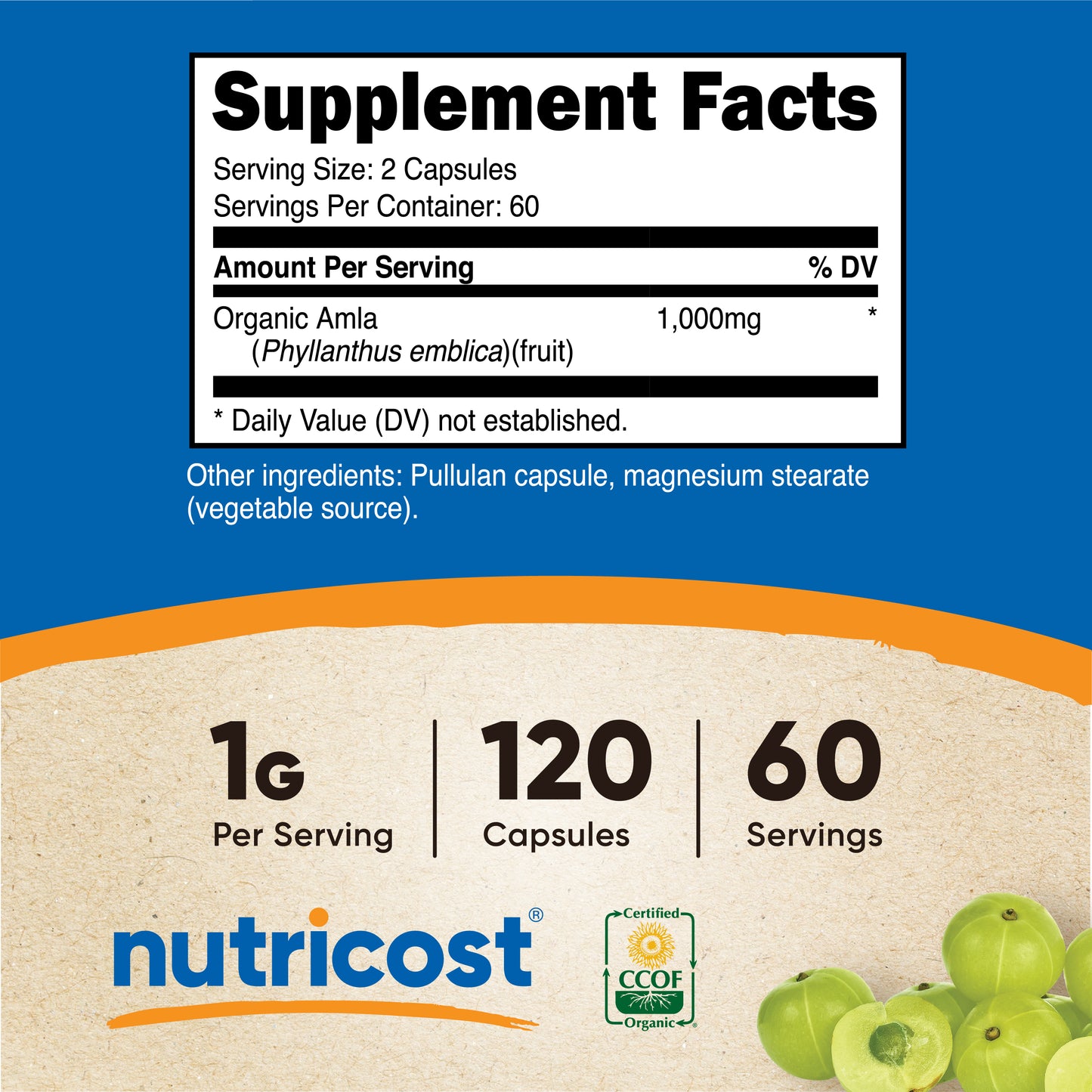 Nutricost Organic Amla Capsules