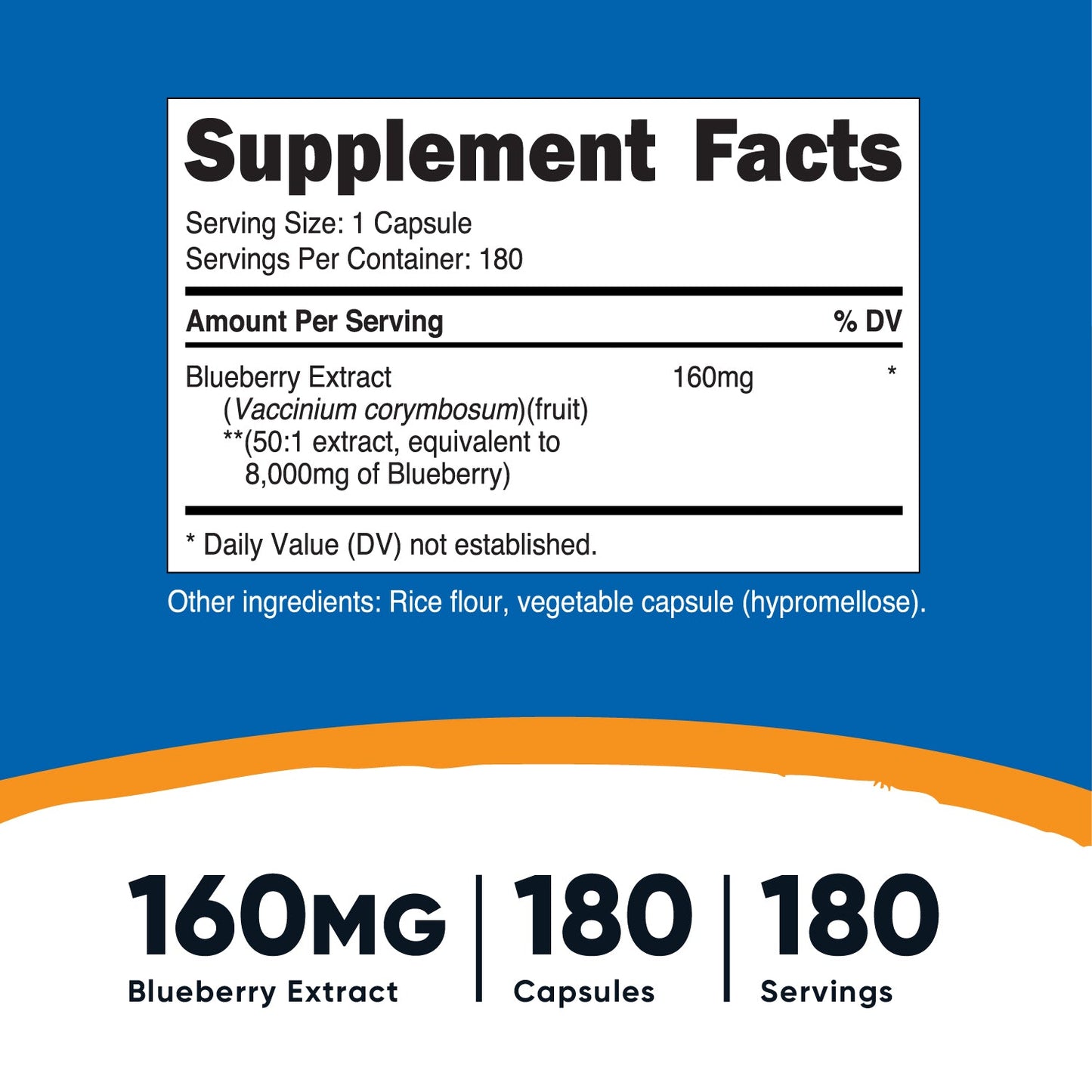 Nutricost Blueberry Extract Capsules