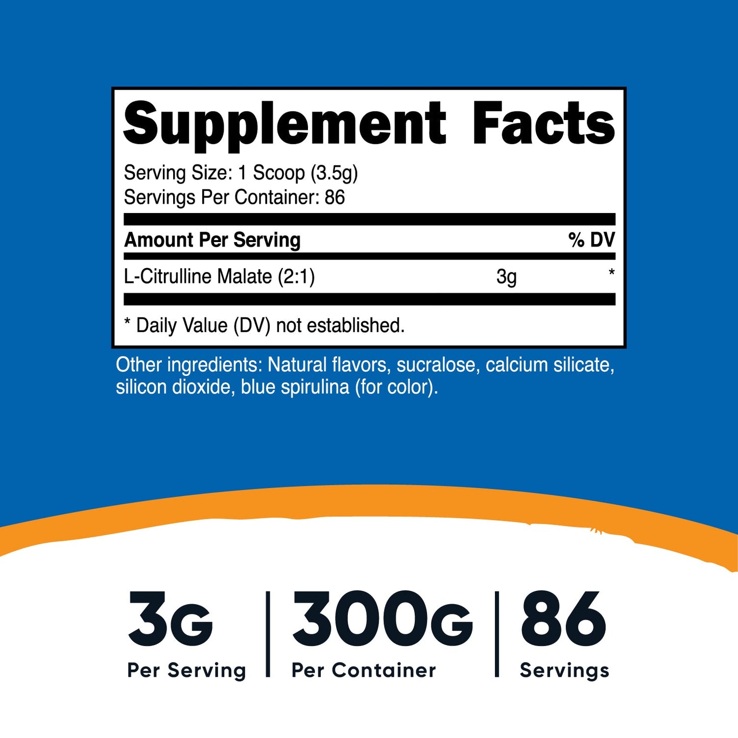 Nutricost L-Citrulline Malate (2:1) Flavored Powder