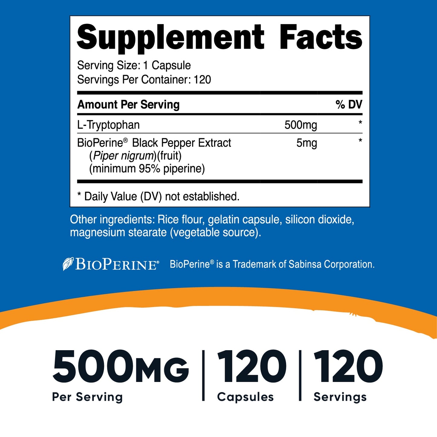 Nutricost L-Tryptophan Capsules