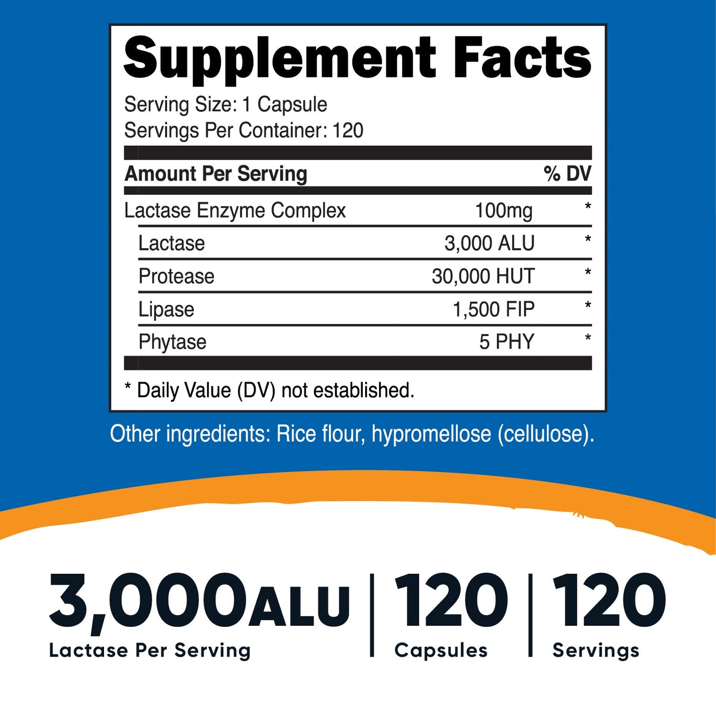 Nutricost Lactase Enzyme Complex Capsules