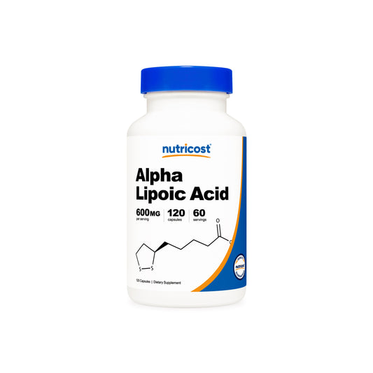 Alpha Lipoic Acid, 600mg Per Serving | Nutricost (240 or 120 Capsules)