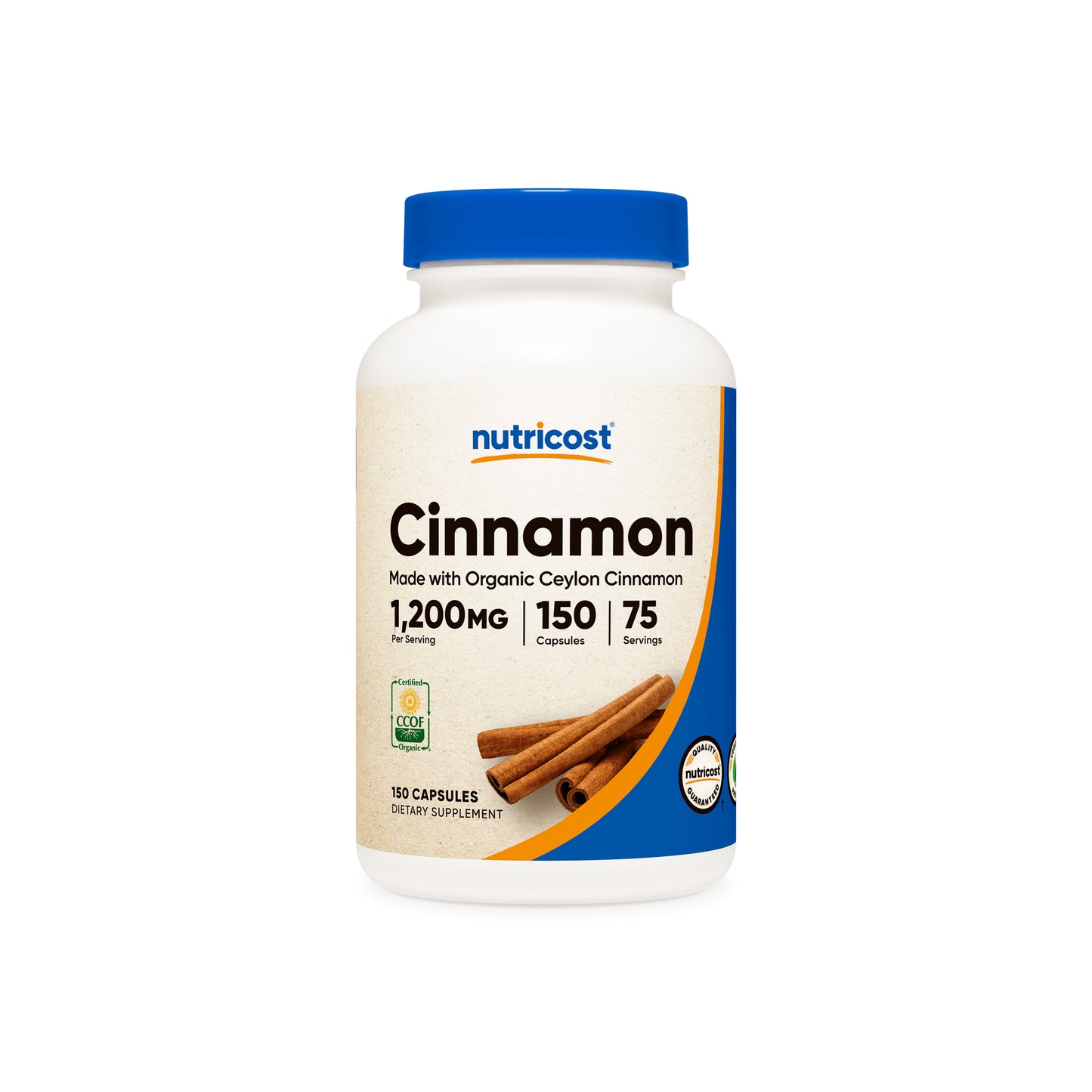 Nutricost Organic Ceylon Cinnamon Capsules