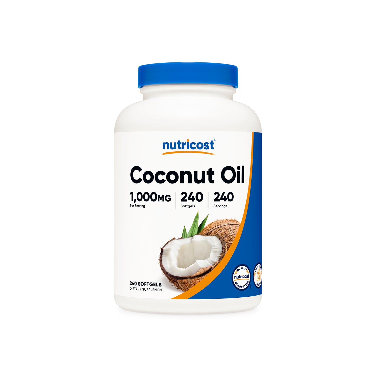 Nutricost Coconut Oil Softgels