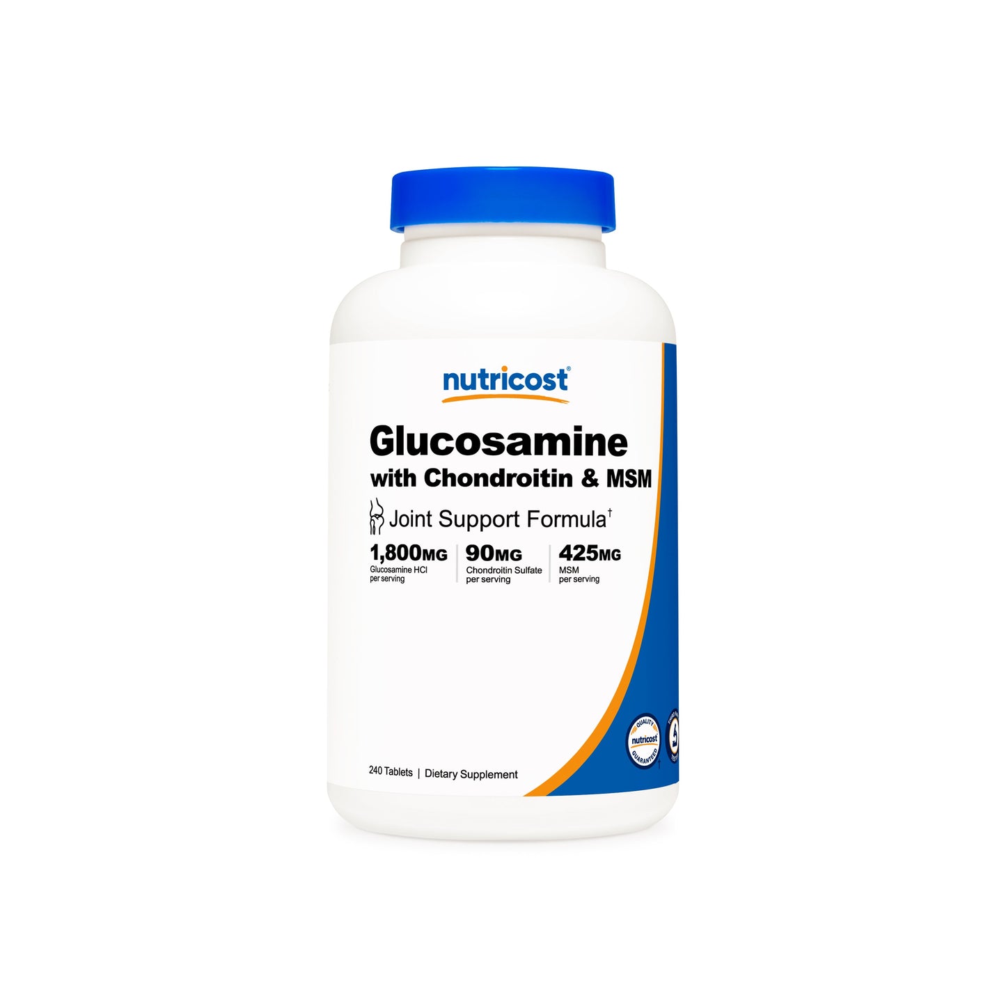Nutricost Glucosamine + Chondroitin + MSM Tablets