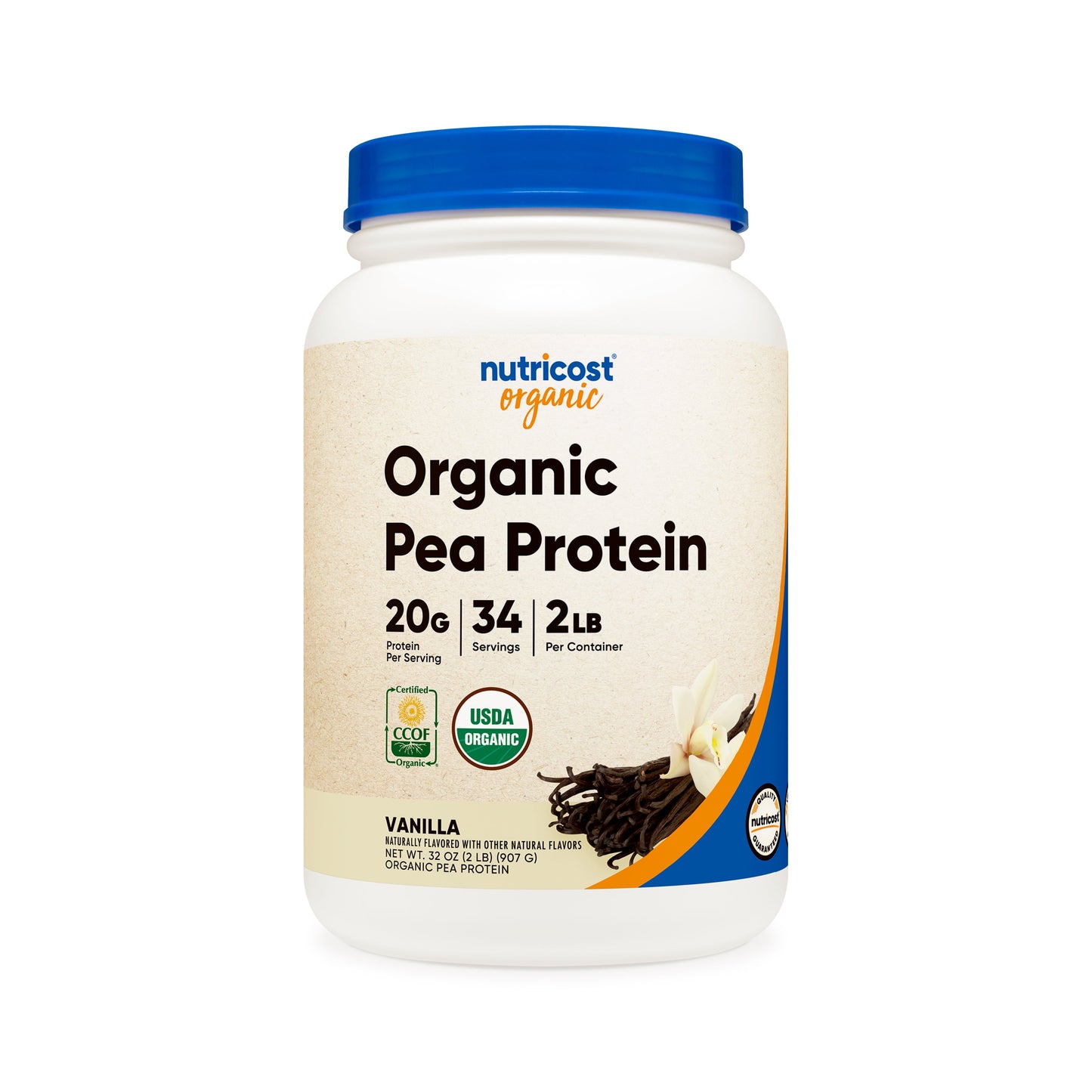 Nutricost Organic Pea Protein Isolate Powder