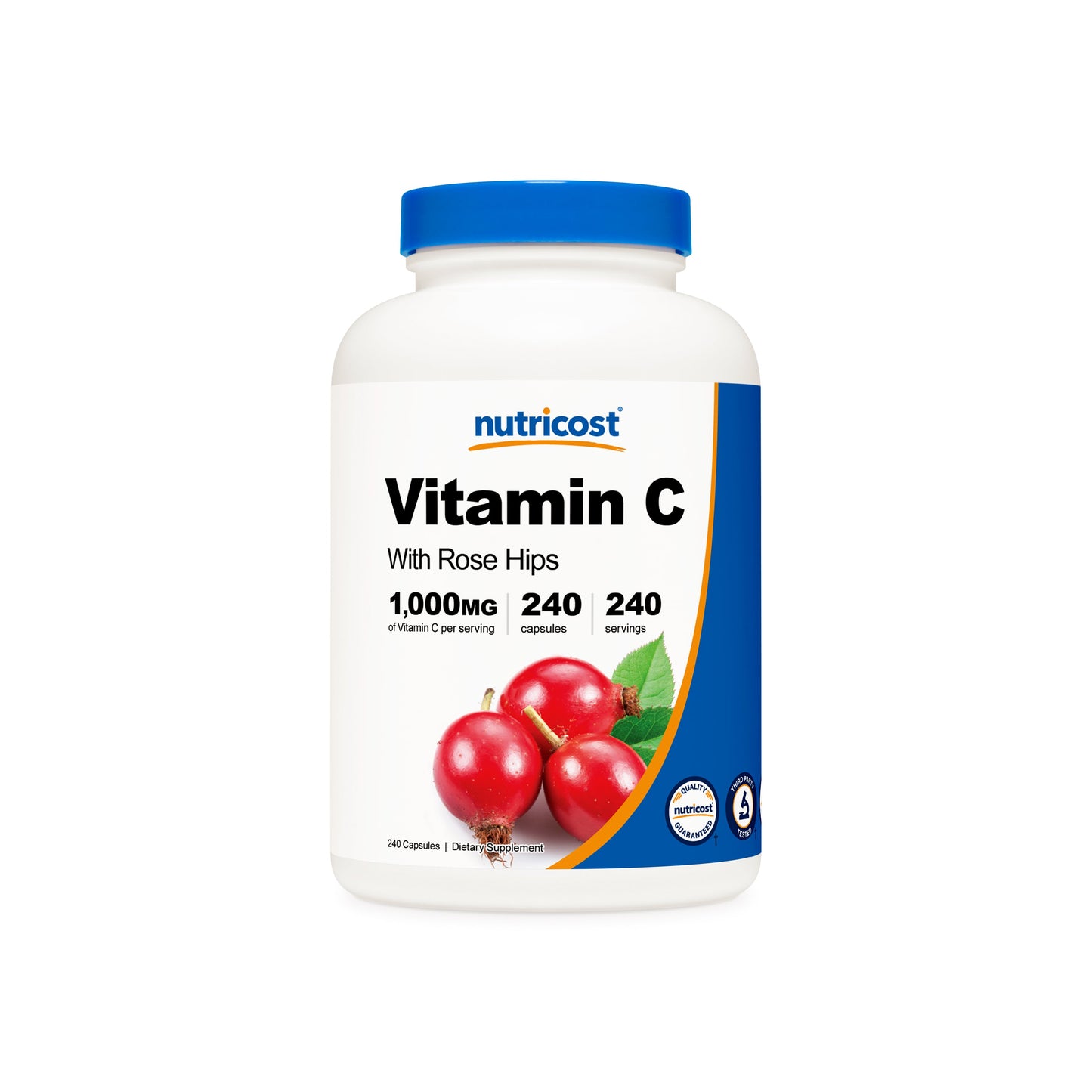 Nutricost Vitamin C with Rose Hips Capsules