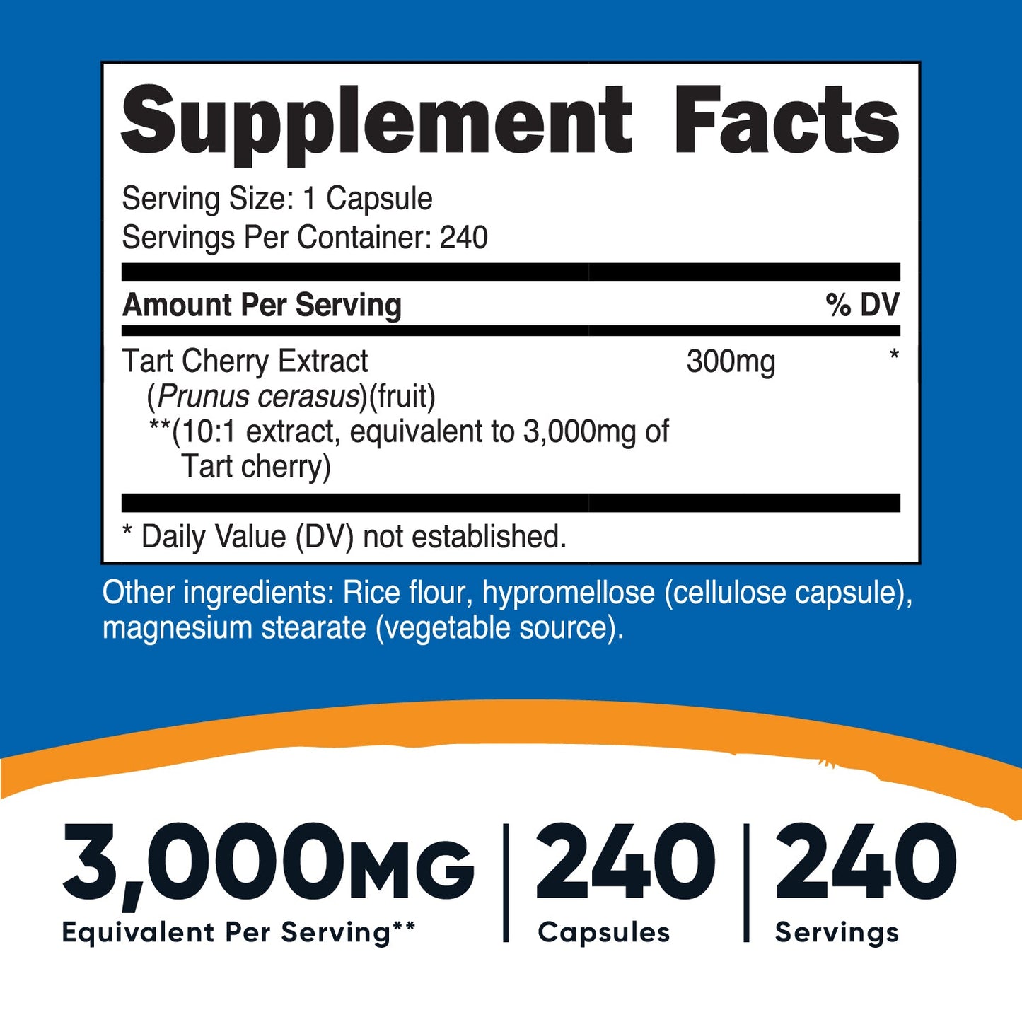 Nutricost Tart Cherry Extract Capsules